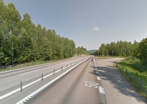 Riksväg 50 mot Borlänge